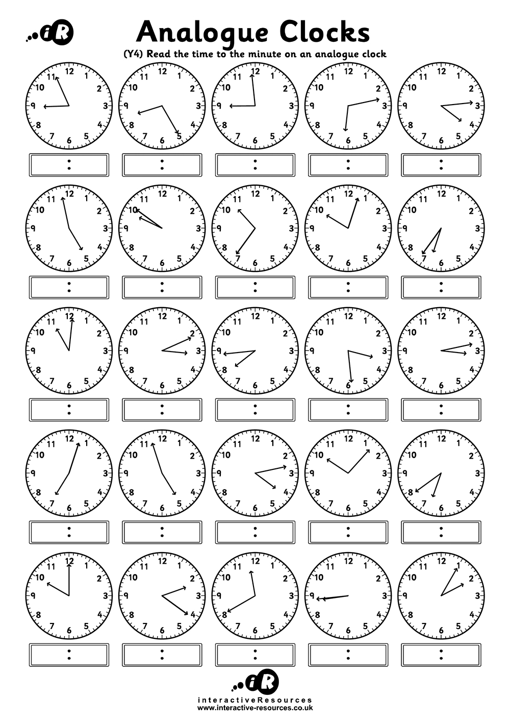 Telling the Time